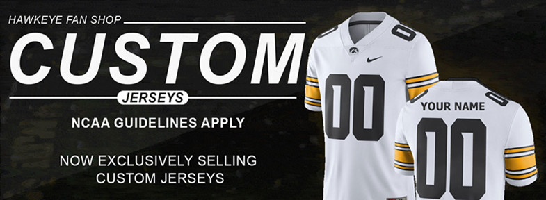 Iowa Hawkeyes Jersey University Of Iowa Football Apparels